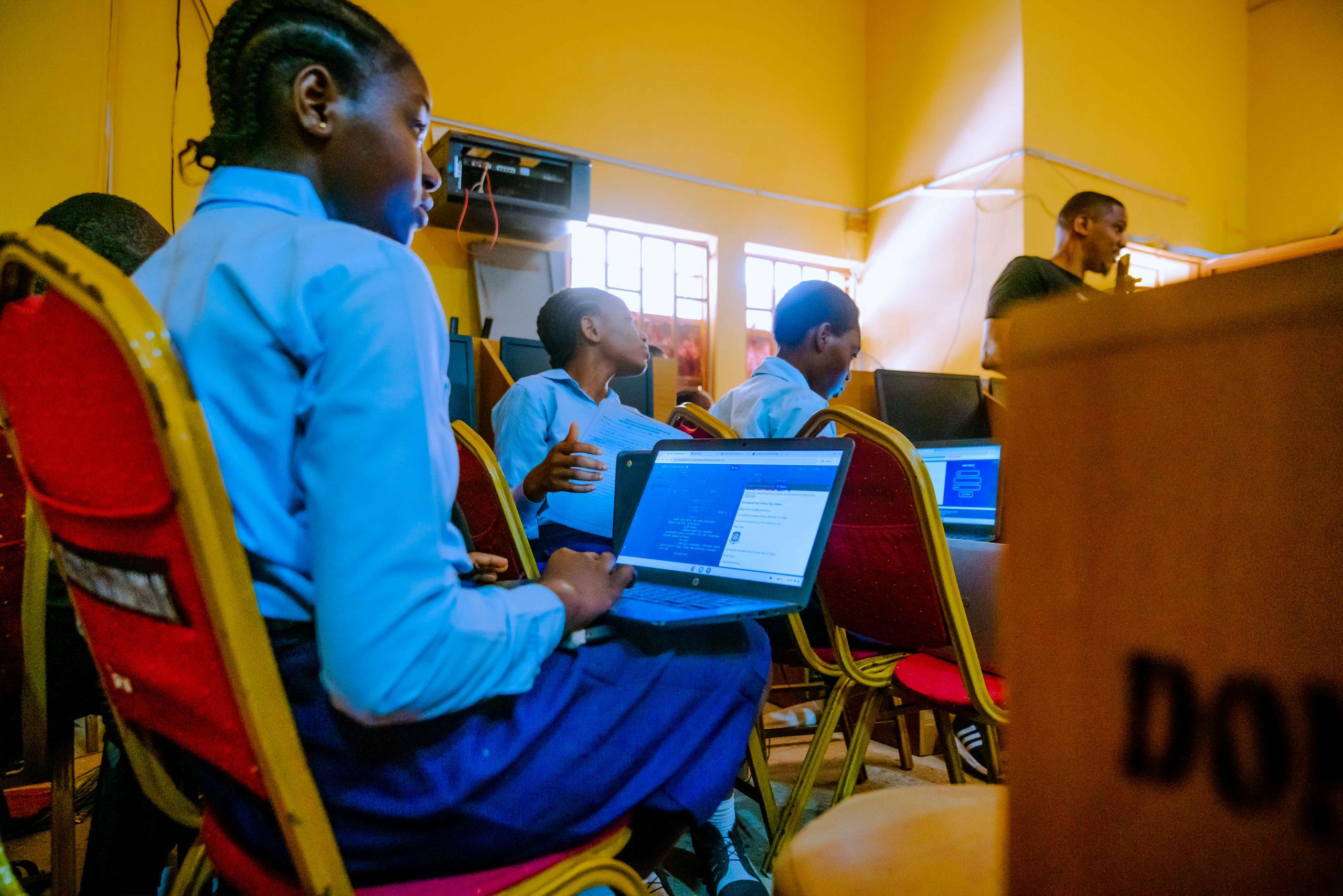 Induze Tech Foundation — students learning