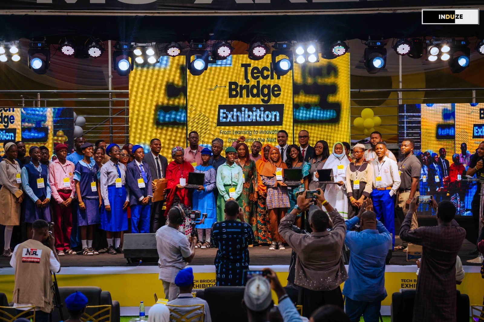 Students at the Induze Innovation Hub